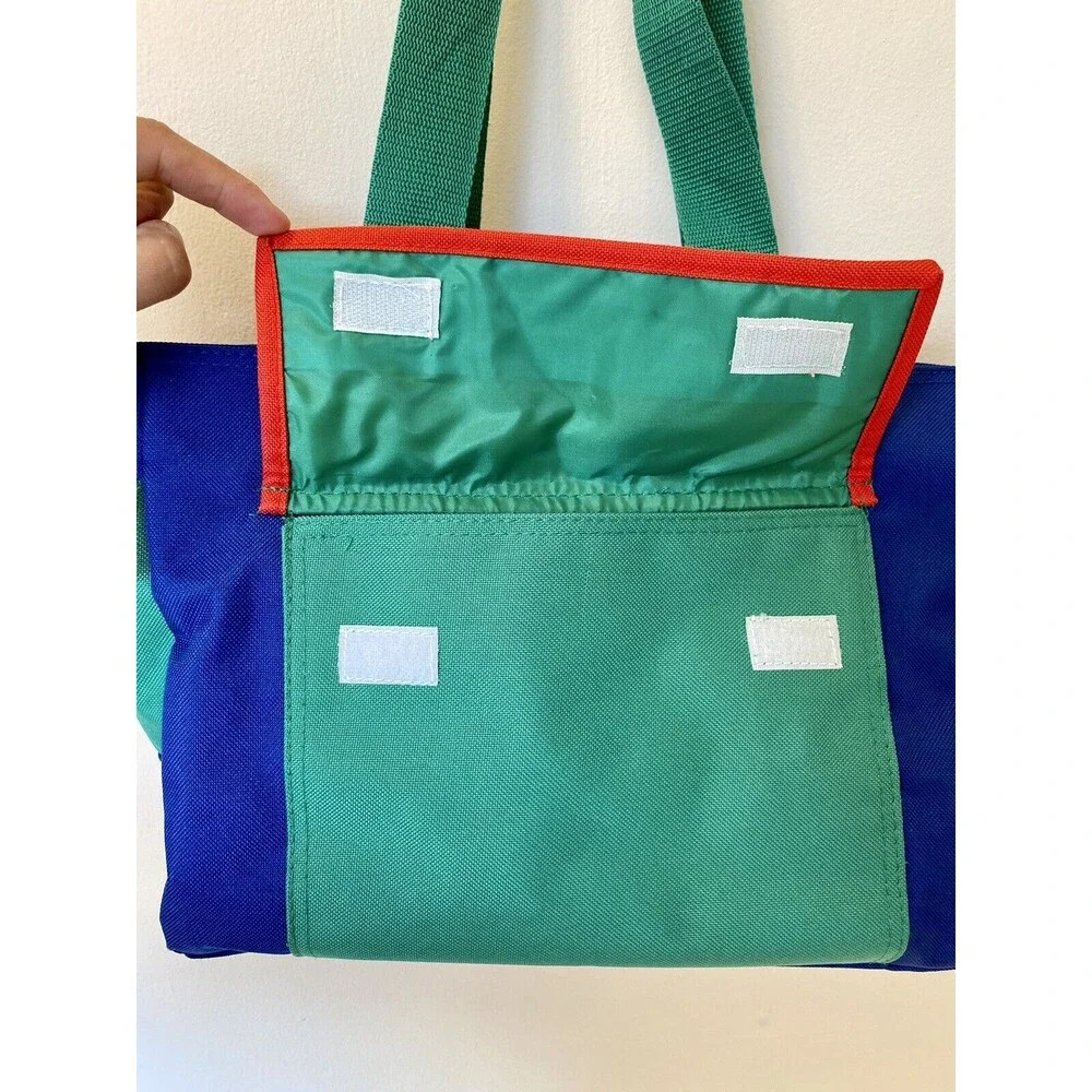 RARE Vintage 90s Little Tikes Diaper Bag Bottle Holder Color Block Bottle Holder